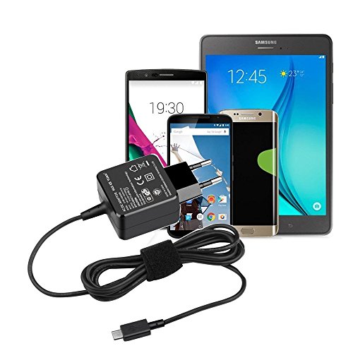 [TUV GS LISTED] 5V-5,25V 3A Micro USB Netzteil Stecker Adapter für Android Tablet PC, Acer Iconia, Alcatel, Anker Battery, ASUS, AT&T, BlackBerry, BLU, Casio, CHUWI, Dell Venue, DigiLand, Double Power, Epik Learning Tab, Google Nexus, Hisense Sero, HTC One, Huawei, Kyocera, LeapFrog Epic Kids Tablet, Lenovo Yoga Tab, LG Phone, Microsoft Lumia, Motorola Moto, Nextbook, Raspberry Pi media, RCA, Samsung Galaxy, Sharp Aquos Crystal, Skytex, Sony Xperia, Sungale Cyberus, ZTE - 6