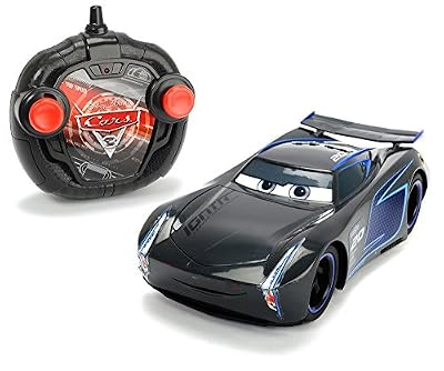 Smoby Majorette, 203084005, Cars 3, Voiture Radiocommandée, Turbo Racer Jackson Storm, Echelle 1/24