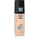 Maybelline New York Fit Me Matte + Poreless Liquid Foundation, 120 Classic | 30 ml