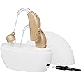 Pair Rechargeable Digital BTE Sound Device with Noise Reduction Fit for Adults and Seniors, All-Day Battery Life, Lightweight Behind The Ear, ZBD 108