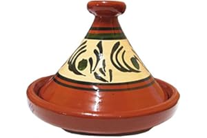 SAHARASHOP Marokkanische Tajine Tanger glasiert 1-2 Personen Ø 22 cm