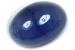 55CARAT Zaffiro blu naturale Chabochon gemma sciolto 4 carati di forma ovale, con pietra di settembre chakra