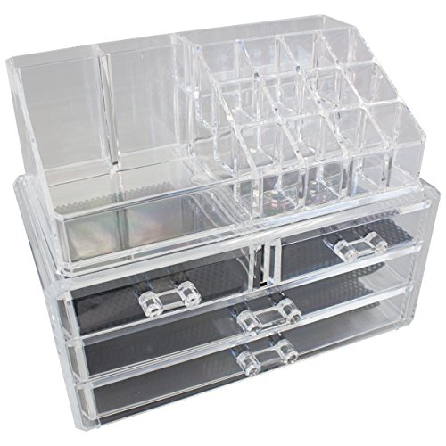 Solly´s® ANNA Aufbewahrungsbox für Make Up und Schmuck | Kosmetik Organizer aus Acryl | Schmuckkästchen | Schubladenbox Schminke - 5