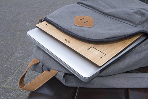 Flio stehen – Ultra Tragbarer Bambus Laptop Riser Ständer für Macbook und PC Laptops - 8
