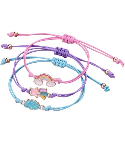 Cadeau Anniversaire Fille 7 Ans 20 Bracelets Pour Enfants, Bracelets Papillon Pour Filles, Bracelets D'amitiu00e9 Pour Bijoux Pour Enfants, Cadeaux Pour Les Cadeaux D'anniversaire Et Jeu Fille 8 Ans