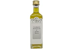 CENTRO TARTUFI MOLISE Olio al Tartufo 60 ml - Tartufo - Olio Tartufato - Olio Aromatizzato al Tartufo Bianco - Olio di Pregiato Tartufo Bianco "Tuber Magnatum Pico" - 100% Made in Italy, Eccellenza Culinaria Italiana