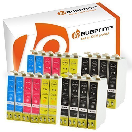 20 Druckerpatronen kompatibel für Epson T0711-14