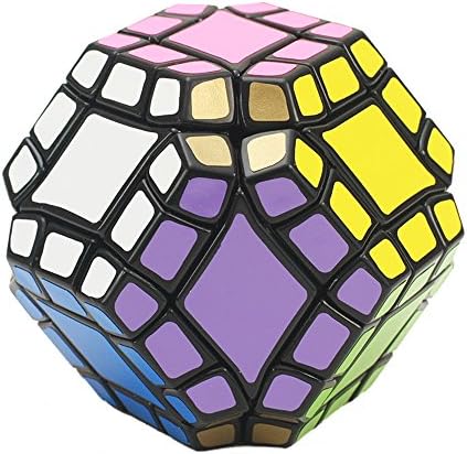 Dingze Lanlan Dodecahedron With 12 Axis 12 Faces Cube Black 3D Puzzle Cubes