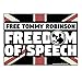 Produktbild 100er Pack Aufkleber 100 Sticker Free Tommy Robinson – Freedom of Speech