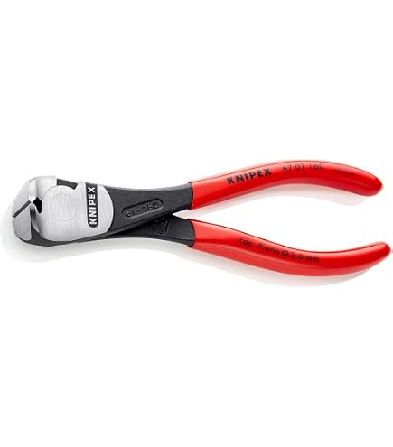 Pince Coupante Knipex 130 Mm Pour Mécaniciens - Tranchants Trempés, Gainée Plastique