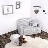 LULANDO Classic Kindersofa Kindercouch Kindersessel Sofa Bettfunktion Kindermöbel zum Schlafen und Spielen Sternchen - 7