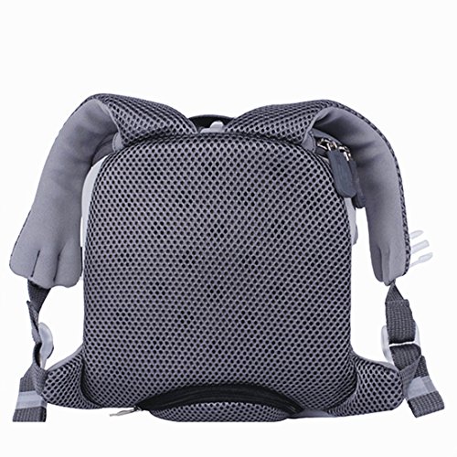 yisibo Enfant Sac à Dos Harnais, Sacs En Bas âGe Pour Les Enfants D'âGe PréScolaire/Chambre De BéBé Voyage Jardin D'Enfants, 3D Mignon Animal âGe, âGe1-3(Chat-Gris)