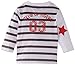 3Pommes Baby-Boys Long Sleeve Polo Shirt, White, 3-6 Months (Manufacturer Size:6 Months)