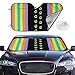 Produktbild Dress rei Car Windshield Sun Shade Midnight Run Keep Your Vehicle Cool UV Sun Heat Reflector 51.2x27.5 Inchs