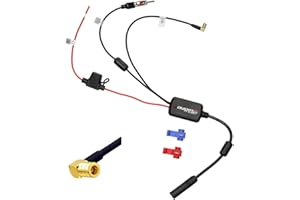 Audioproject A391 - DAB Adapter für Autoradio Verstärker DAB Splitter Autoradio SMB Adapter DIN für Sony Pioneer JVC Kenwood Blaupunkt Alpine DAB Antennensplitter DAB Antenne Auto