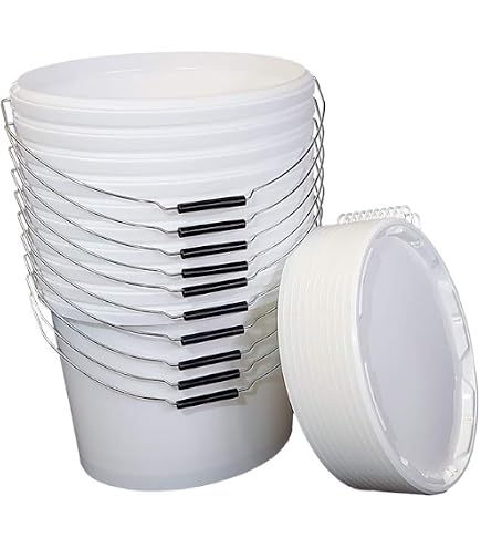 BenBow Eimer mit Deckel 3L x20 Transparent