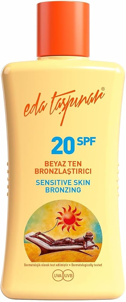 Eda Taşpınar Beyaz Ten Bronzlaştırıcı SPF 20 |200 ml / 6.8 fl oz
