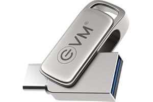 EVM Nano Plus 64GB Type-C OTG Pendrive | USB 3.2 Gen 1 | Rapid 120MB/s Read | Ultra-Compact Shock-Resistant Metal Nano Body | Smartphones Laptops iPads | 10 Years Warranty (EEPOT/64GB)