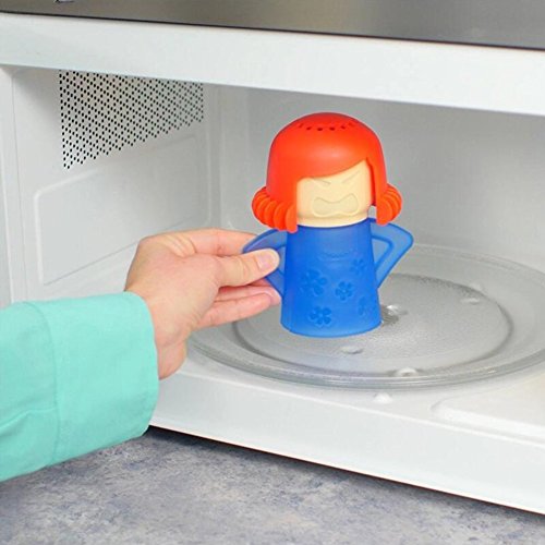 tankerstreet Mikrowelle von Dampf Angry Mama, Mikrowelle von Kochen Angry Mama Küche, Dampfreiniger Angry Mama Mikrowelle geeignet – Blue Boden - 5