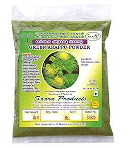 SAARA Arappu Albizia Amara Powder, 200g (Pack of 2 x 100g)
