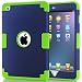 Produktbild iPad Mini/2/3 Fall, nokea [kindgerechte Schutzhülle] Drop-Protection Hard PC Soft Silikon Combo Hybrid Impact Defender Heavy Duty bchiea Schutzhülle Case Cover für Apple iPad Mini/2/3, Navy Green