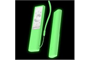 SIKAI CASE Ochronny Silikonowy Etui Zgodny z Samsung BN59-01265A BN59-01270A BN59-01300J BN59-01300G Pilot, Miękki Sterowania Pokrywa Zdalnego, Antypoślizgowe Obudowy Pokrowce（Poświata Zielony）