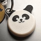 Mizaku Panda Temalı Kılıf Anahtarlık Airtag ile Uyumlu (Tek y&uuml;zl&uuml;)