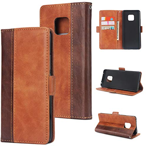 Preisvergleich Produktbild Huawei Mate 20 Pro Handyhülle [Premium Leder] [Standfunktion] [Kartenfach] [Magnetverschluss] PU Schlanke Leder Brieftasche für Huawei Mate 20 Pro (9)