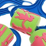 MagiDeal 5pcs Schwamm Farbroller Farbrolle Malerwalze Malerrollen Haus Menschen Sortierte Muster - 3