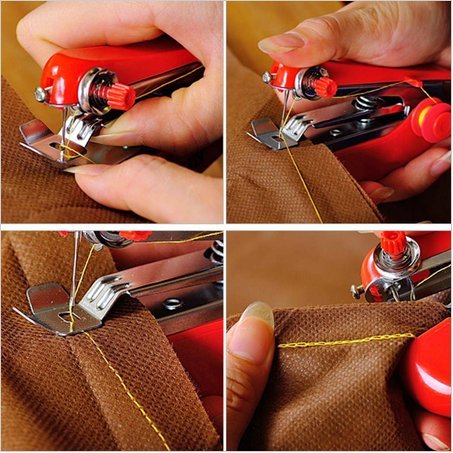Nützliche Tragbare Cordless Mini Handkleidung-Nähmaschine - 6