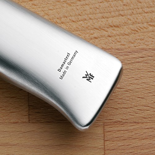 WMF Messerset 3-teilig Allzweckmesser Fleischmesser Kochmesser Damasteel Damastmesser Performance Cut Made in Germany geschmiedeter Spezialklingenstahl 120 Lagen Griffe aus Cromargan Edelstahl rostfrei in Holzkassette - 5