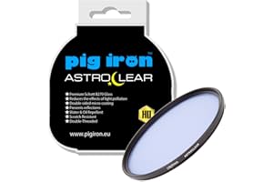 Pig Iron AstroClear Filter 46mm Anti Pollution Night Sky Star Filter for Natural Light Astrophotography Premium Schott Glass