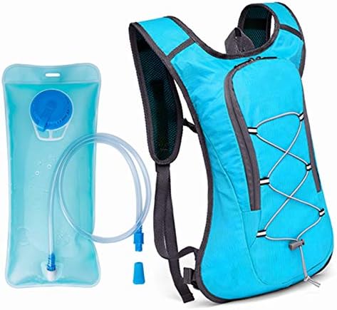 Hivexagon Hydration Pack,8L backpack with 2L water bag perfect for hiking camping climbing Skiing,Lightweight and Waterproof CP020
