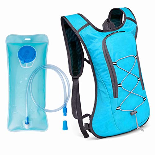 Hivexagon Hydration Pack,8L backpack with 2L water bag perfect for hiking camping climbing Skiing,Lightweight and Waterproof CP020