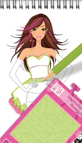 Imagen 5 de Four Trading B.V. Style me up 1461 - Cuaderno de diseño de moda, modelo trajes de noche [importado de Alemania]