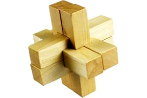 MINGZE Rompicapo in Legno, Giochi di Logica per Adulti, Giocattoli Educativi Intelligenza e Regali per Bambini e Ragazzi