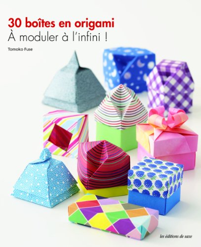 couverture de : 30 bo&icirc;tes en origami
