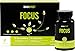 BRAINEFFECT FOCUS - Natürlicher Booster für mehr Konzentration und Gedächtnisleistung - OHNE Koffein - 60 Kapseln - mit CDP-Cholin - vegan