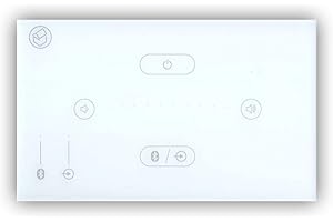 Q ACOUSTICS Systemline E50 In Wall Bluetooth Receiver Hi-Fi Speaker System Amplifier (White Panel)