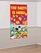 Procos 84656 Door Decoration – Mickey Mouse Club House, 150 x 75 cm, Multi-Coloured