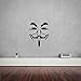 Produktbild Anonymous Guy Fawkes Mask Wall Art Wandaufkleber / Wandtattoo
