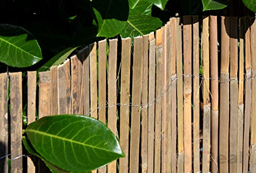 Bambusmatte Bambussichtschutz 500×100 cm - 4