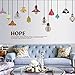 Produktbild Cmdyz Modische Pendelleuchten Wandaufkleber Salon Küche Wohnkultur Deckenleuchten Wandbilder Shop Schaufenster Dekor Diy Vinyl Aufkleber
