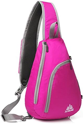 Sling Shoulder Backpacks Bags Sack Satchel Crossbody Rope Triangle Pack Rucksack, Outdoor Bike Unbalance Gym Hiking or Multipurpose Daypacks and School Handbag , Man Women Girl