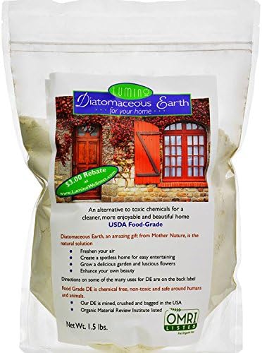 Pack of 1 x Lumino Home Diatomaceous Earth - Food Grade - Home - 1.5 lb