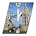 Produktbild Tower Bridge, Design Wanduhr aus Alu Dibond zum Aufhängen, 30 cm Durchmesser, breite Zeiger, schöne und moderne Wand Dekoration, mit qualitativem Quartz Uhrwerk
