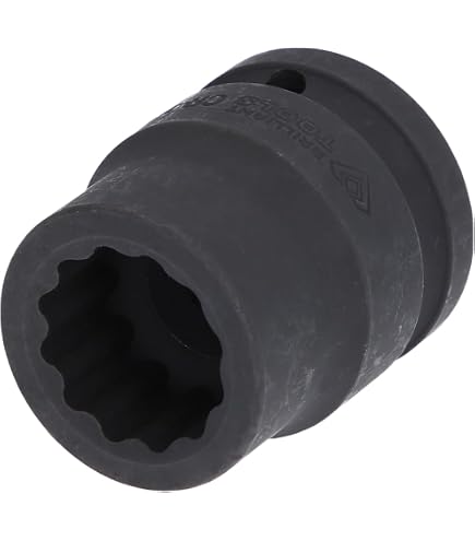 Douille 12 Pans 46 Mm - Carré 3/4 Pour Poids Lourds - Chrome Vanadium Haute Qualité - 11