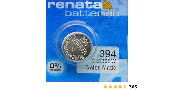 Renata – batterie de montre en oxyde d'argent, 2 pièces, 394 SR936SW 936  1.55V 100%, marque d'origine renata 394, renata936 | AliExpress