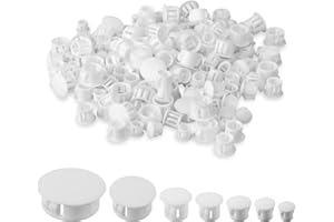 30 Copriviti Adesivi Per Viti 20 Mm - Plastica, Marrone Wengè, Per Riparazione Mobili - Foto 6