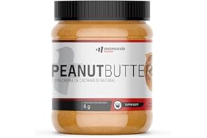 MM Supplements - Crema de Cacahuete - 400g - 100% Cacahuetes Tostados - Rica en Proteína - Sin Azúcares - Vegano - Sabor Super Suave